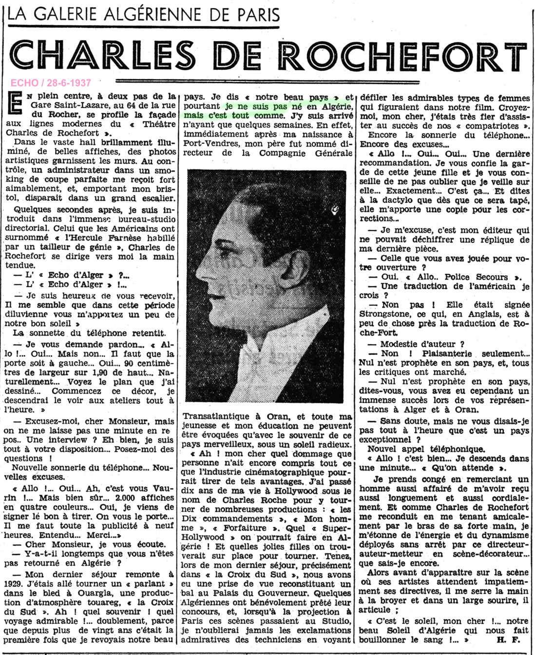 Charles de ROCHEFORT