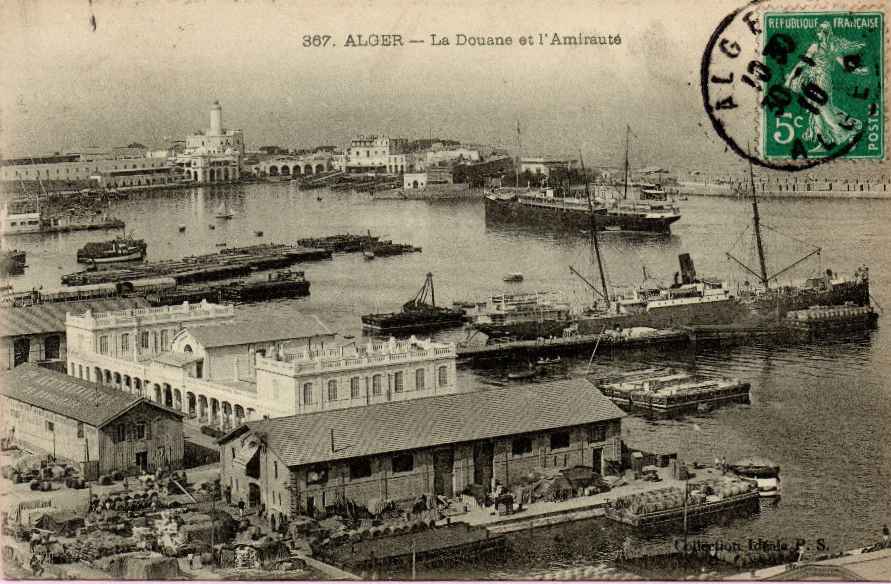 Vue à partir boulevard - La douane, l'Amirauté, le phare