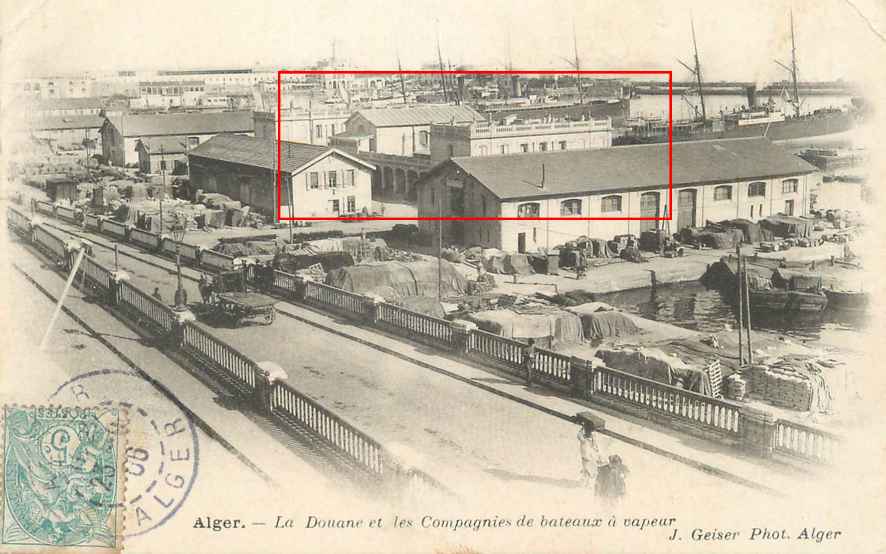 La douane et les compagnies de bateaux à vapeur.