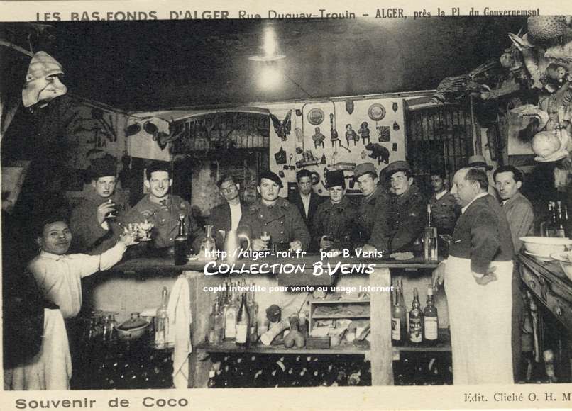 Souvenir du bas-fond d'Alger- Souvenir de Coco