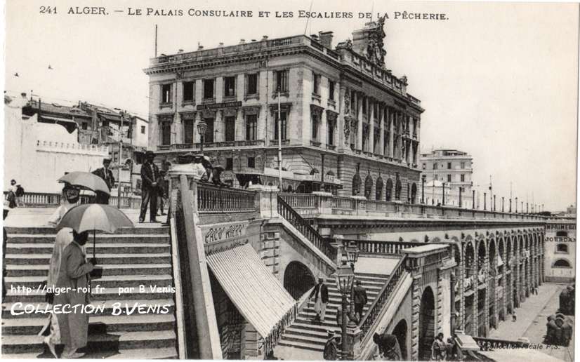 escaliers de la pêcherie et bd Amiral Pierre