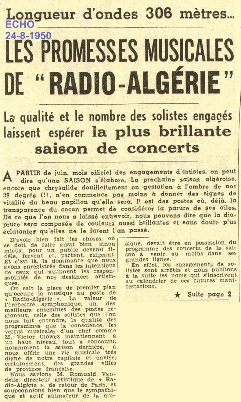 Longueur d'ondes 306 mètres...