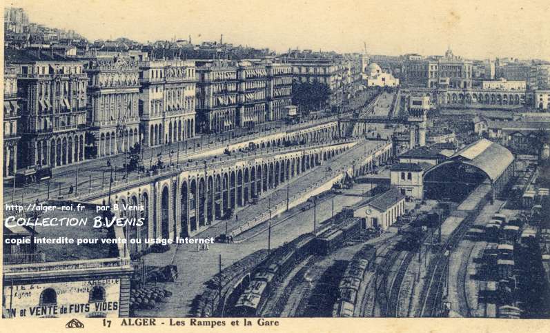 Les rampes et la gare