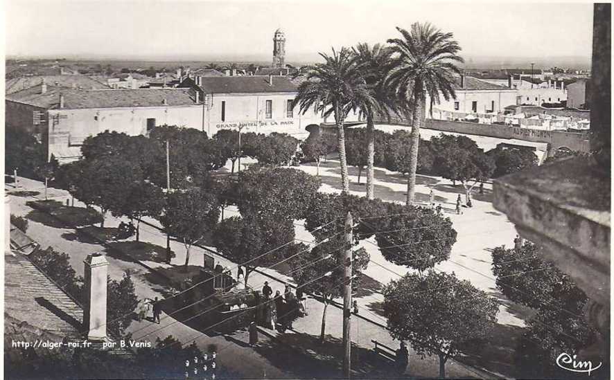 relizane,la place et l'hotel de la paix