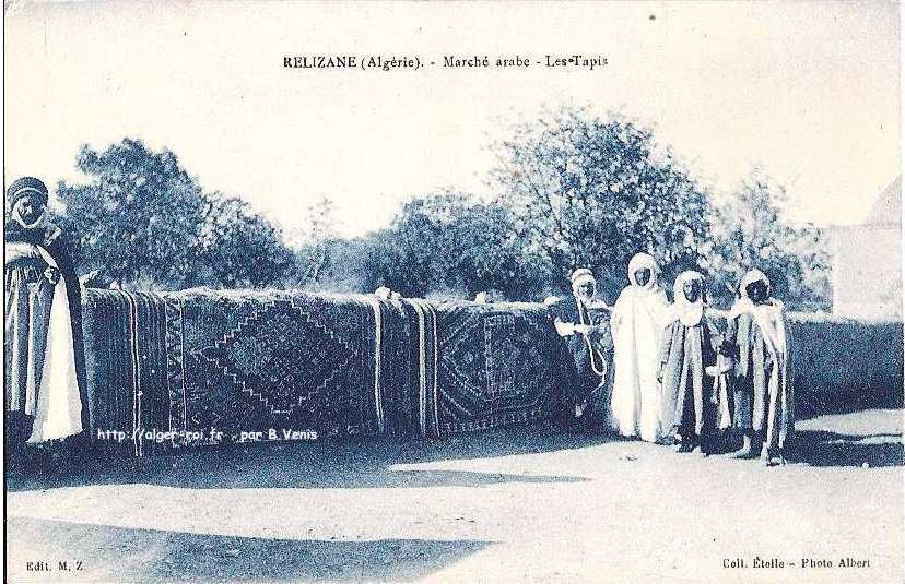 relizane,le marche aux tapis