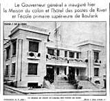 Le Gouverneur général a inauguré hier