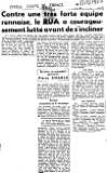 Compte-rendu du match du 6e tour ou 1/32e de finale de la Coupe de France de Football Rennes le dimanche 15 décembre 1957 .