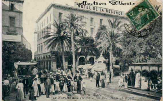 92 :-Alger, la Cathédrale: le marché aux fleurs,51 ko