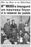 Inauguration du foyer-restaurant des yaouleds