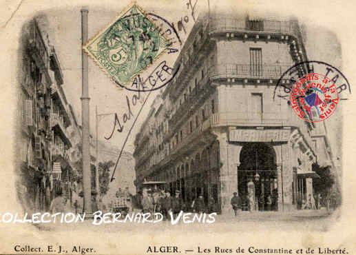 Les rues de Constantine et de Liberté