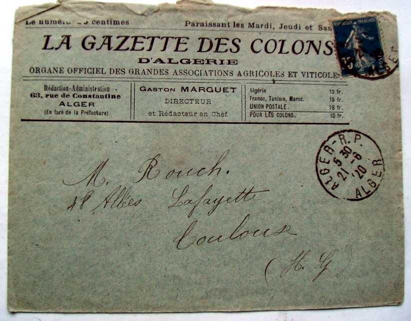 rue de Constantine ou d'ornano,la gazette des colons d'algerie