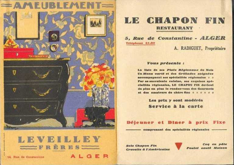 LE CHAPON FIN et LA POTINIÈRE