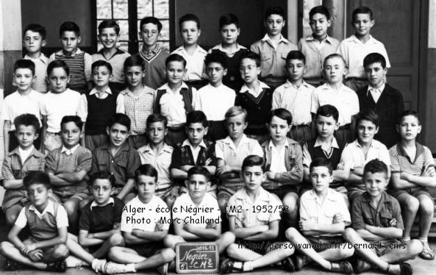 Classe de CM2, 1952-1953