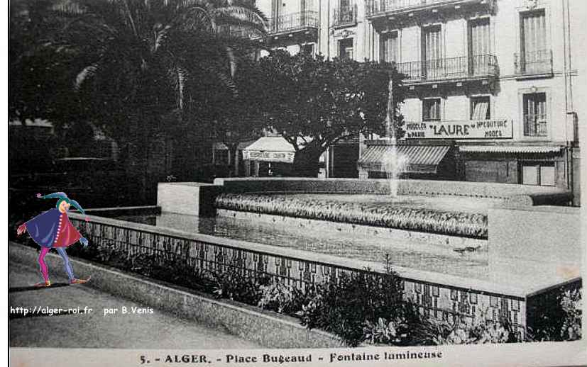 Projet : La fontaine lumineuse - place Bugeaud, rue d'Isly