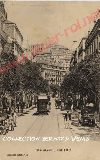 Alger, la rue d'Isly, A peu près, niveau rue Roland de Bussy