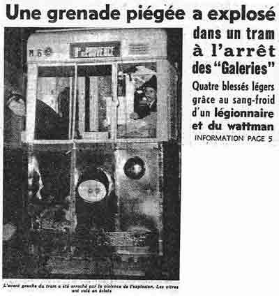 une grenade piègée a explosé...