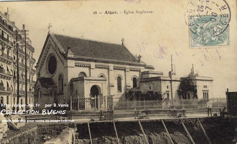 Chapelle anglicane qui sera déplacée pour le haut de la rue Michelet.