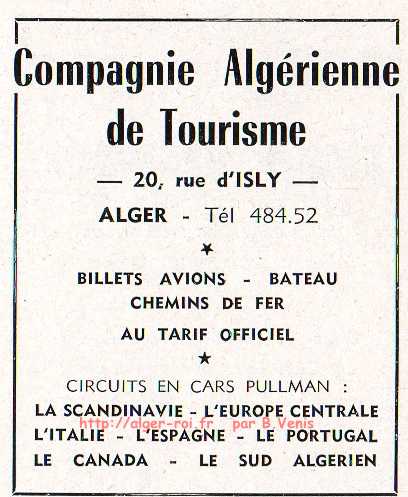 COMPAGNIE ALGERIENNE DE TOURISME