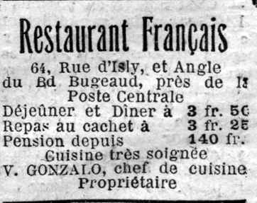 restaurant Français