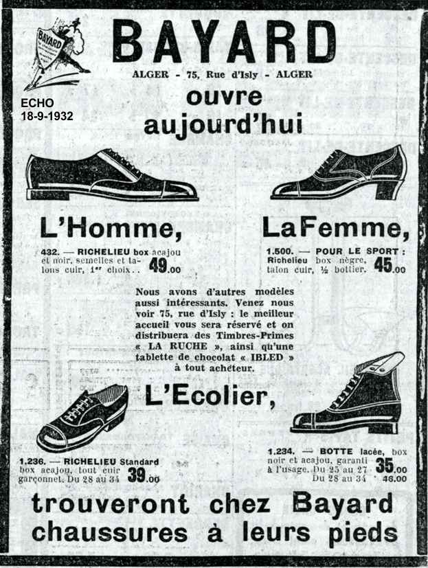 CHAUSSURES BAYARD