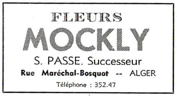 FLEURS MOCKLY,passe