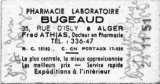 Pharmacie laboratoire BUGEAUD