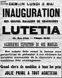 lutetia inauguration