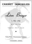 Léon Broyer Cabinet immobilier 