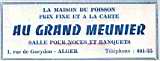 AU GRAND MEUNIER