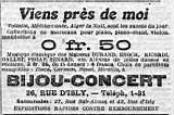 Bijou concert