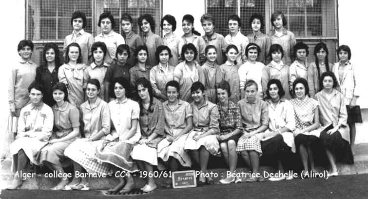 Ici, cours complémentaire 4, 1960-1961, photo prise le 10-10-1960