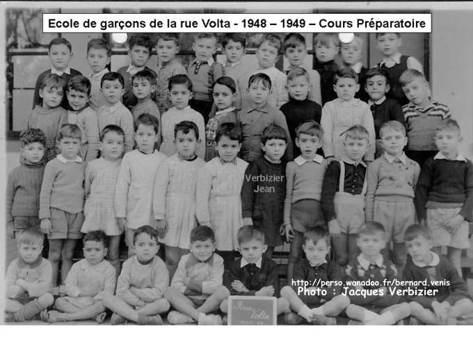 Cours préparatoire, 1948-1949