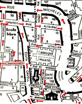 Rue Montalembert plan