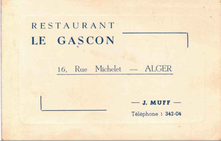 Restaurant Le Gascon
