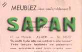 Buvard : Meubles SAPAN