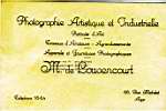 Carte visite M de Louvencourt