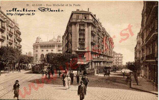 rue "Michelet" et la poste