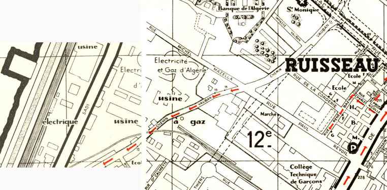 rue Mazella et électricité de France