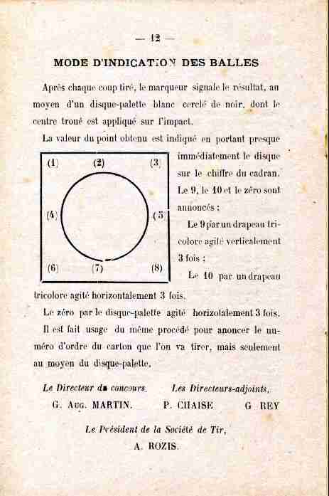 SOCIETE DE TIR D'ALGER - 1920 