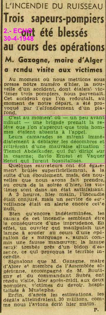 Les établissements "SAINT-FRÈRES" sont la proie des flammes