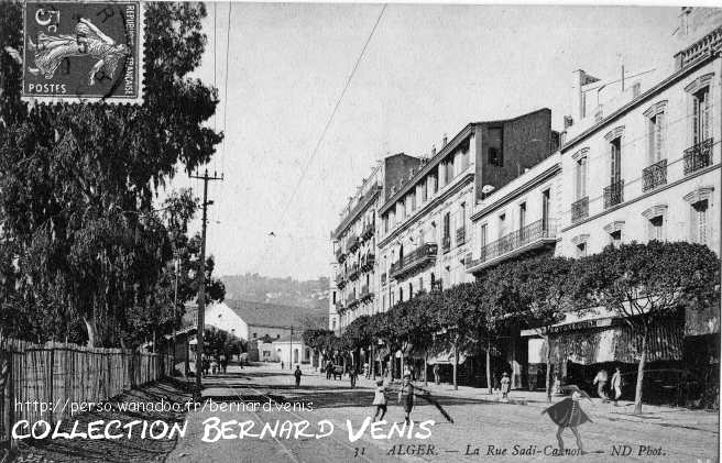 de l'Agha à Hussein-Dey, en passant par le Champ de Manœuvres, le Hamma, le Ruisseau (et vice-versa)