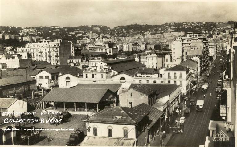 Les halles centrales et rue Sadi-Carnot