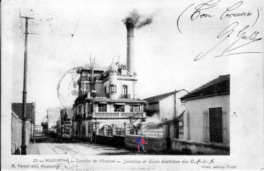 Quartier de l'Arsenal - Direction et usine électrique des C.F.R.A.