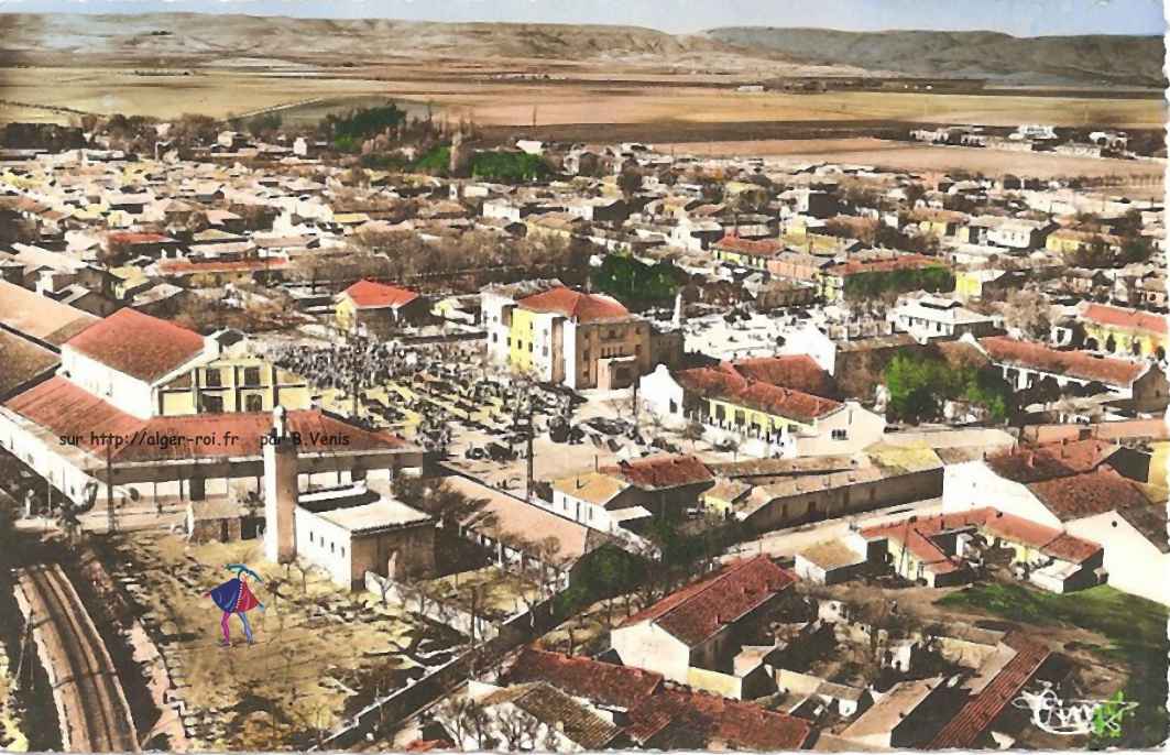Vue aérienne du village