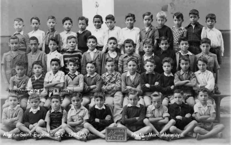 classe de CE2 , 1952-1953,