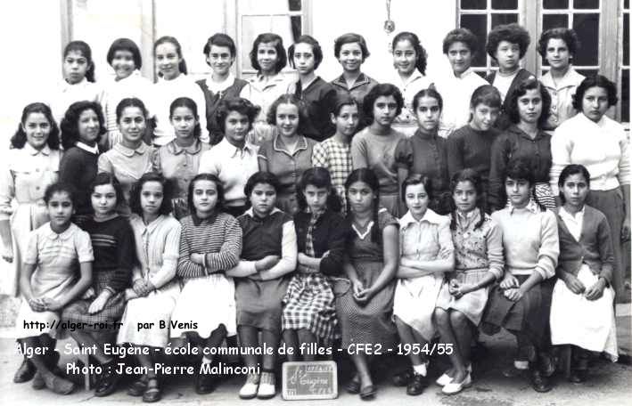 Ecole Communale de fille de SAINT-EUGENE ,directrice Madame BERNARD