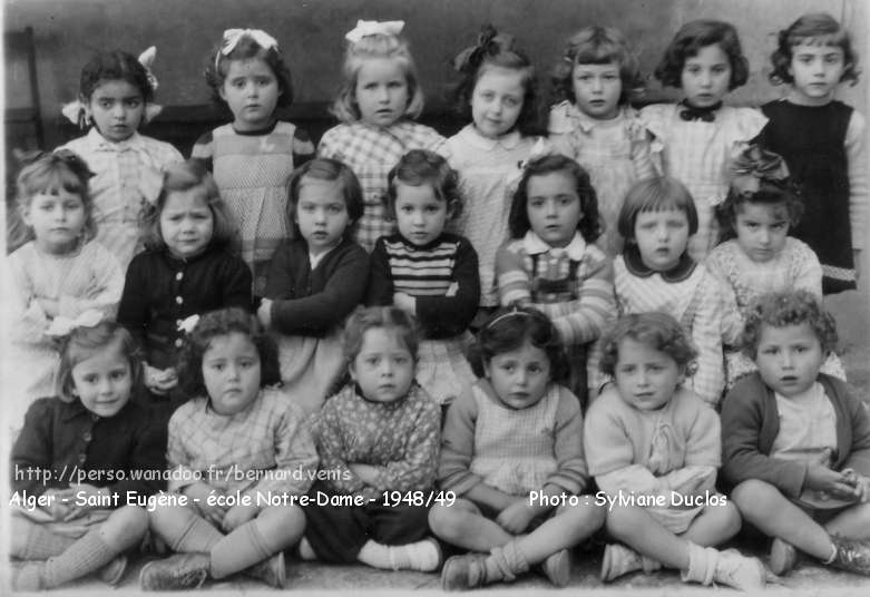 Année scolaire 1948/1949 (Cette photo a été prise le 21.05.1949) - Classe ??? - Institutrice Mlle ANNA