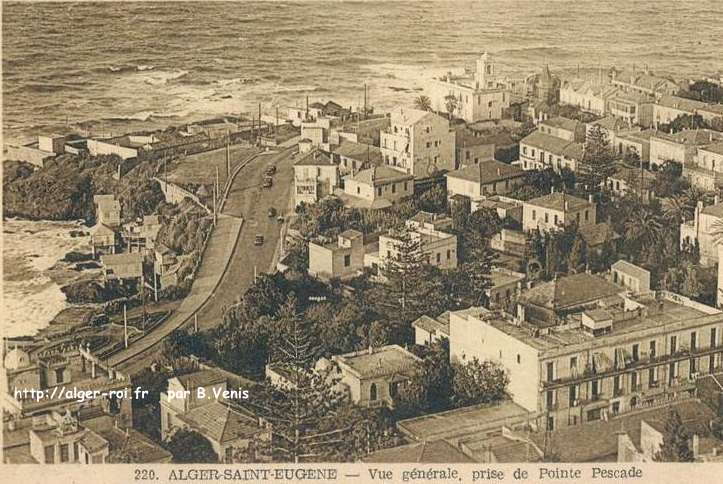 Saint-Eugène, vue prise de Pointe Pescade