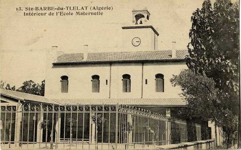 sainte-barbe du tlelat,l'ecole maternelle