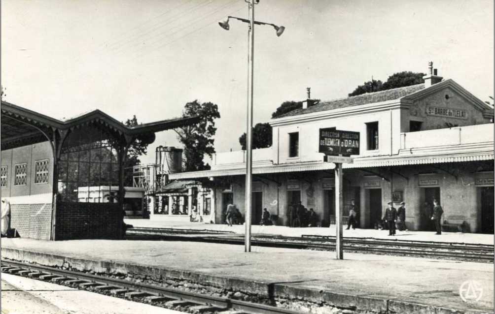 sainte-barbe du tlelat,la gare